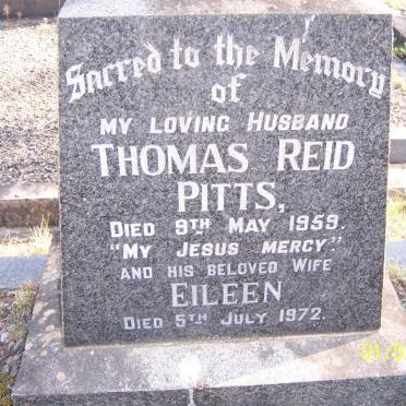 PITTS Thomas Reid -1959 &amp; Eileen -1972