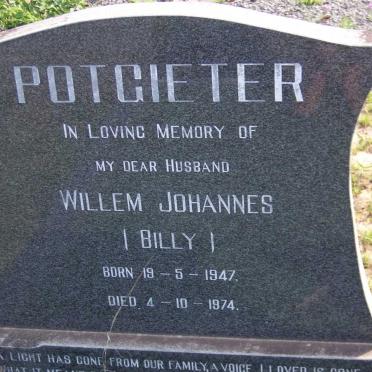 POTGIETER Willem Johannes 1947-1974