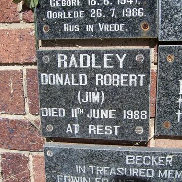 RADLEY Donald Robert -1988