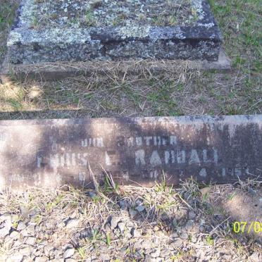 RANDALL Louis E. 1900-1953
