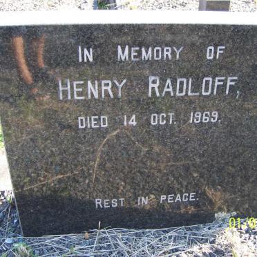 RADLOFF Henry -1969