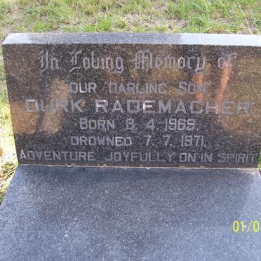 RADEMACHER Durk 1969-1971