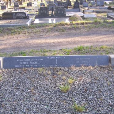 RANDALL Vernon 1899-1971 &amp; Ida 1902-1973