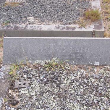 REINDERS Grace A.B. 1911-1971