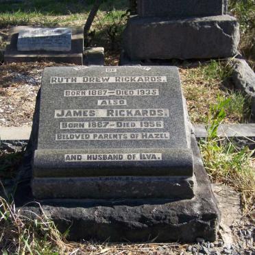 RICKARDS James 1887-1956 :: RICKARDS Ruth Drew 1887-1935