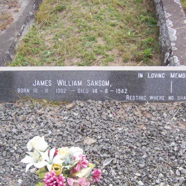SANSOM James William 1902-1942