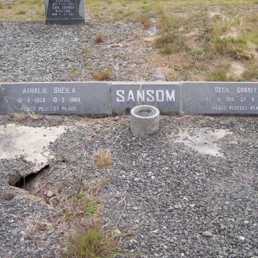 SANSOM Cecil Charles 1916-1968 &amp; Athalie Sheila 1920-1984