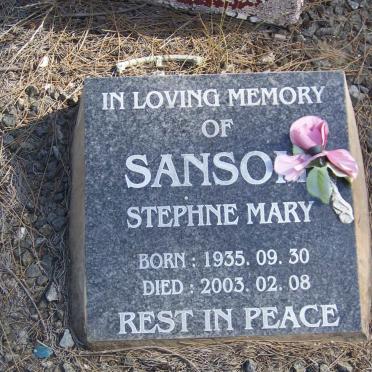 SANSOM Stephne Mary 1935-2003
