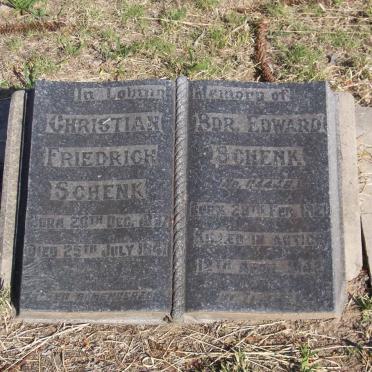 SCHENK Christian Friedrich 1887-1941 :: SCHENK Edward 1921-1942