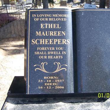 SCHEEPERS Ethel Maureen 1937-2006