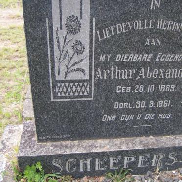 SCHEEPERS Arthur Alexander 1889-1961