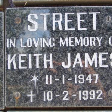 STREET Keith James 1947-1992