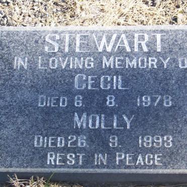 STEWART Cecil ?-1978 &amp; Molly ?-1993