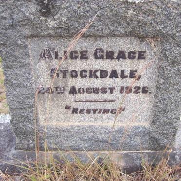 STOCKDALE Alice Grace -1926