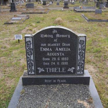 THIELE Emma Amelia Augusta 1893-1990