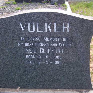 VOLKER Neil Clifford 1950-1984