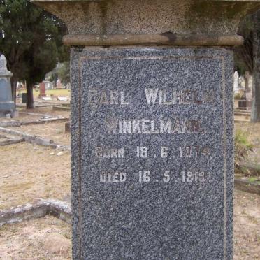 WINKELMANN Carl Wilhelm 1874-1919
