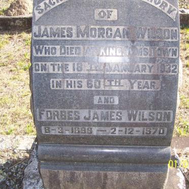WILSON James Morgan -1932 :: WILSON Forbes James 1899-1970