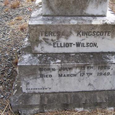 WILSON Teresa Kingscote, Elliot 1866-1949