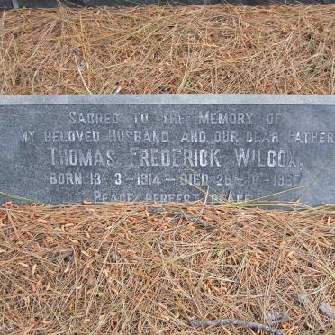WILCOX Thomas Frederick 1914-1967