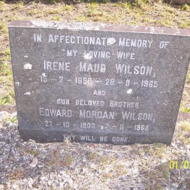 WILSON Irene Maud 1899-1965 :: WILSON Edward Morgan 1903-1969