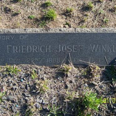 WINKLER Friedrich Josef 1888-1957