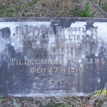 WILLIAMS Oscar -1910 &amp; Wilhelmina -1910