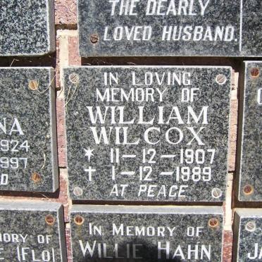 WILCOX William 1907-1989