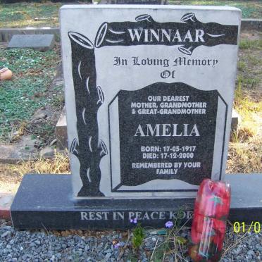 WINNAAR Amelia 1917-2000