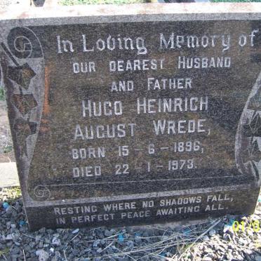 WREDE Hugo Heinrich August 1896-1973