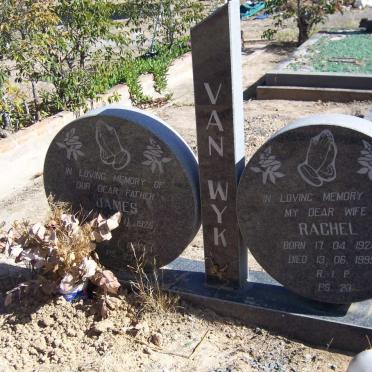 WYK James, van 1925- &amp; Rachel 1924-1995
