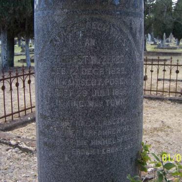 ZERBE August 1823-1896