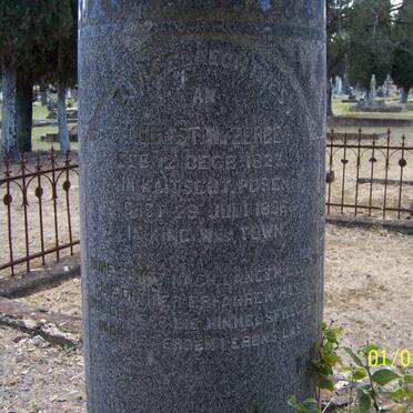 ZERBE August 1823-1896