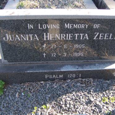 ZEELIE Juanita Henrietta 1905-1995