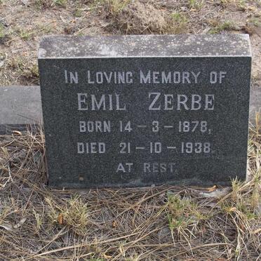 ZERBE Emil 1878-1938
