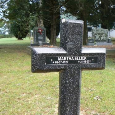 ELLICK Martha 1929-2011