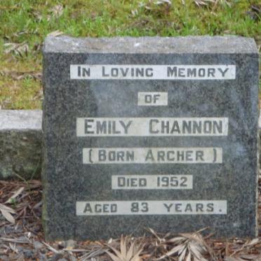 CHANNON Emily nee ARCHER -1952