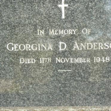 ANDERSON Georgina D. -1948