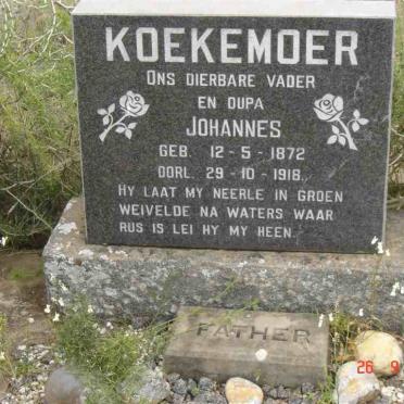 KOEKEMOER Johannes 1872-1918