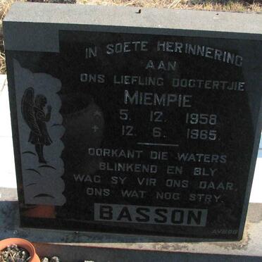 BASSON Miempie 1958-1965