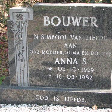 BOUWER Anna S. 1929-1982