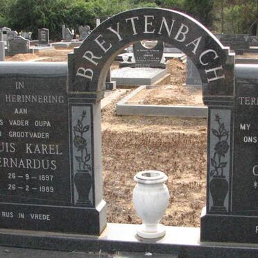 BREYTENBACH Louis Karel Bernardus 1897-1989 &amp; Helena Cornelia 1897-1981