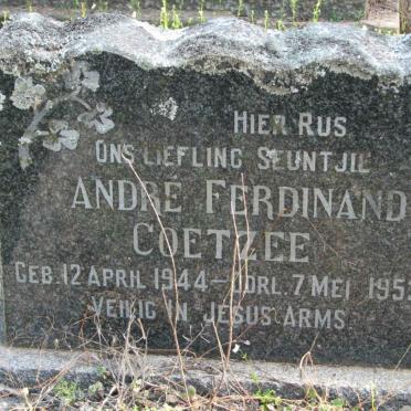 COETZEE Andre Ferdinand 1944-1953