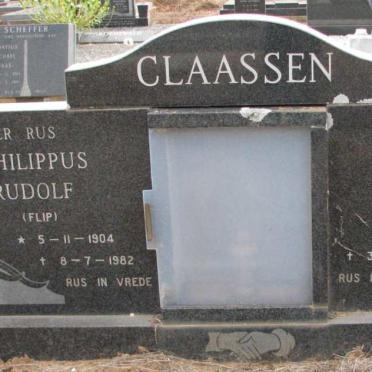 CLAASSEN Philippus Rudolf 1904-1982 &amp; Maria DEYZEL 1922-1997