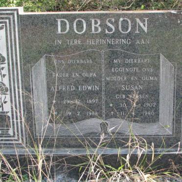 DOBSON Alfred Edwin 1897-1988 &amp; Susan PERSEN 1902-1980