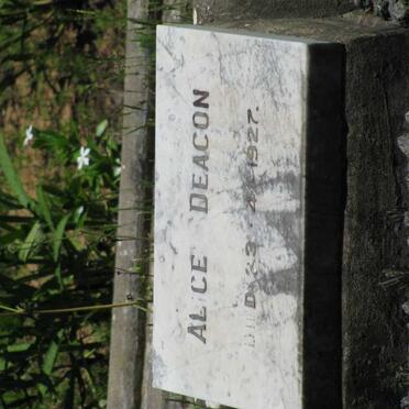 DEACON Alice -1927