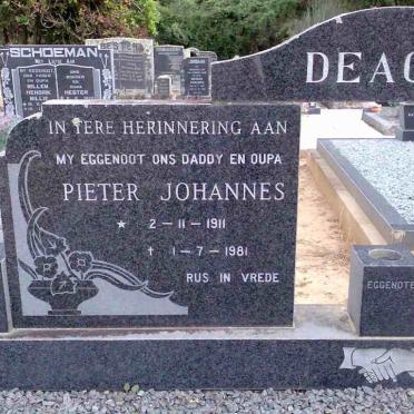 DEACON Pieter Johannes 1911-1981 &amp; Aletta Johanna Francina 1924-1982