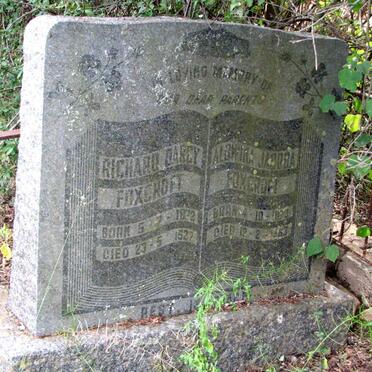 FOXCROFT Richard Darcy 1872-1927 &amp; Aldwina Jacoba 1878-1963