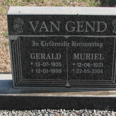 GEND Gerald, van 1925-1999 &amp; Muriel 1931-2006