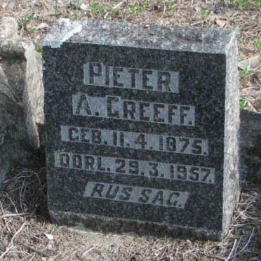 GREEFF Pieter A. 1875-1957